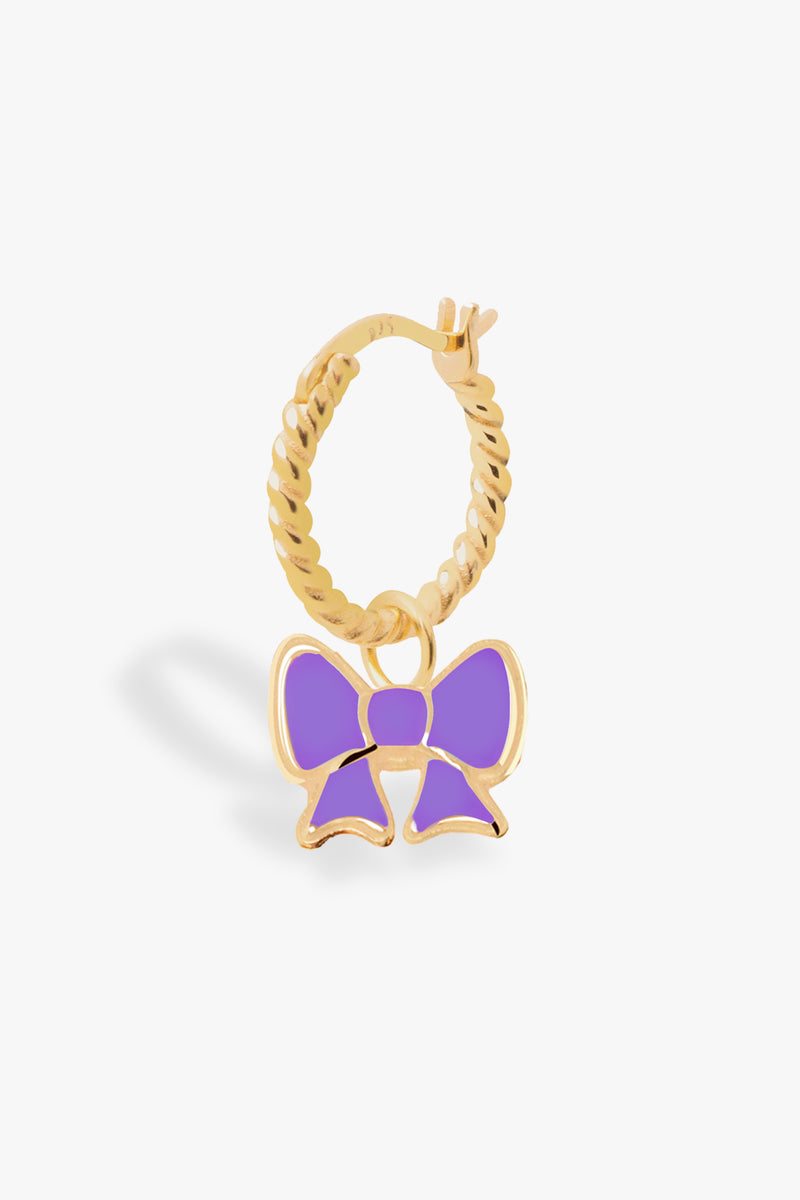 Minnie Bow Rope Earring