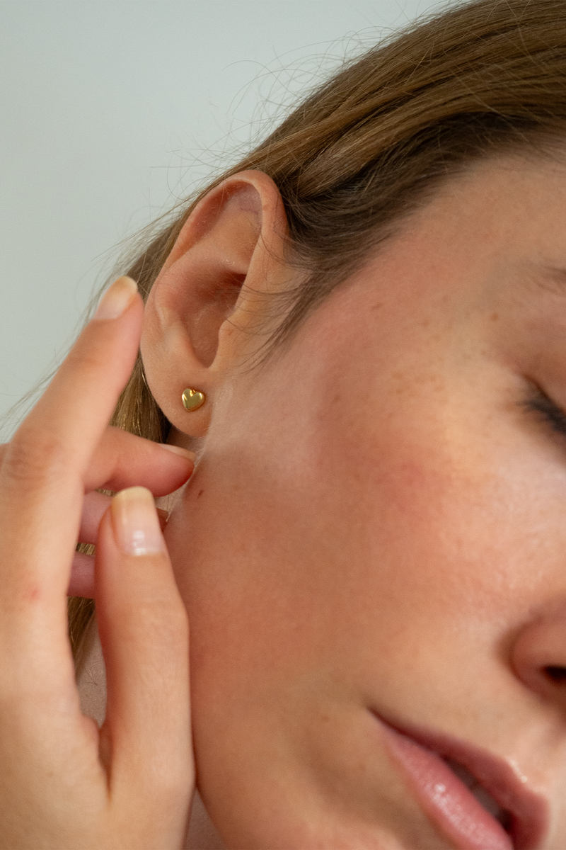 Naked Tiny Heart Stud Earring