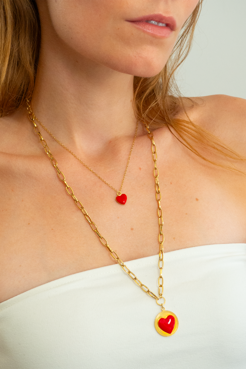 Gold Heart Necklace