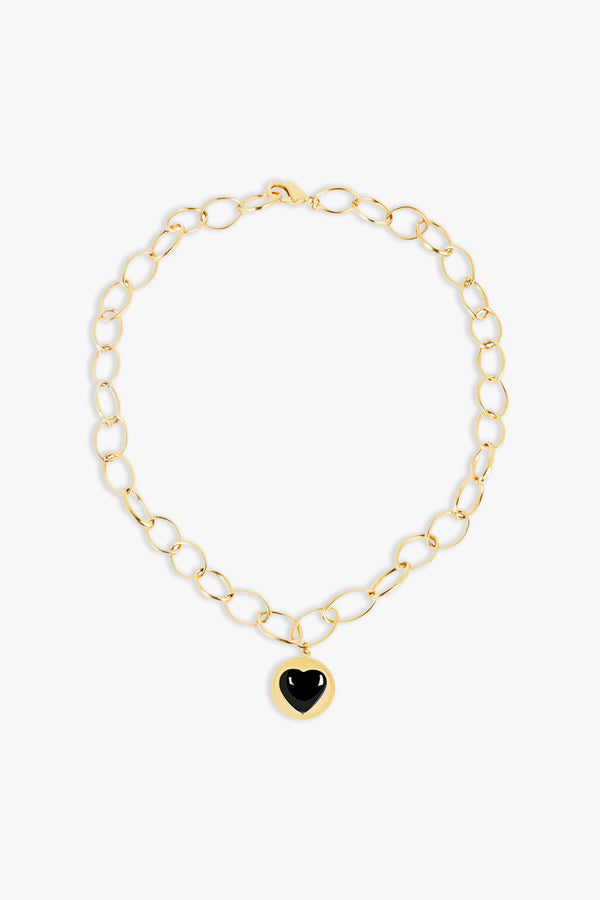 Nada Chain Heart Necklace