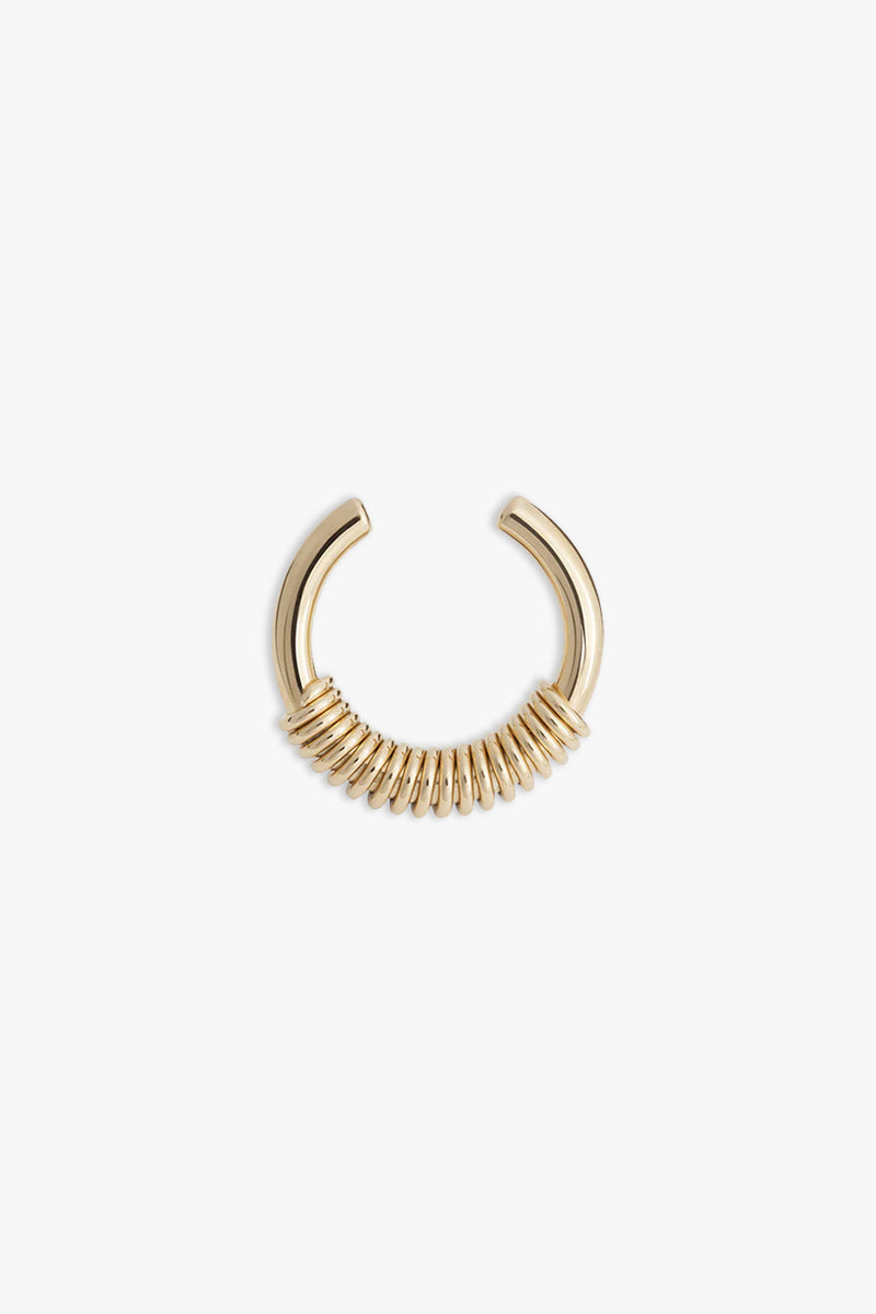 Gold Thick Spiral Ring