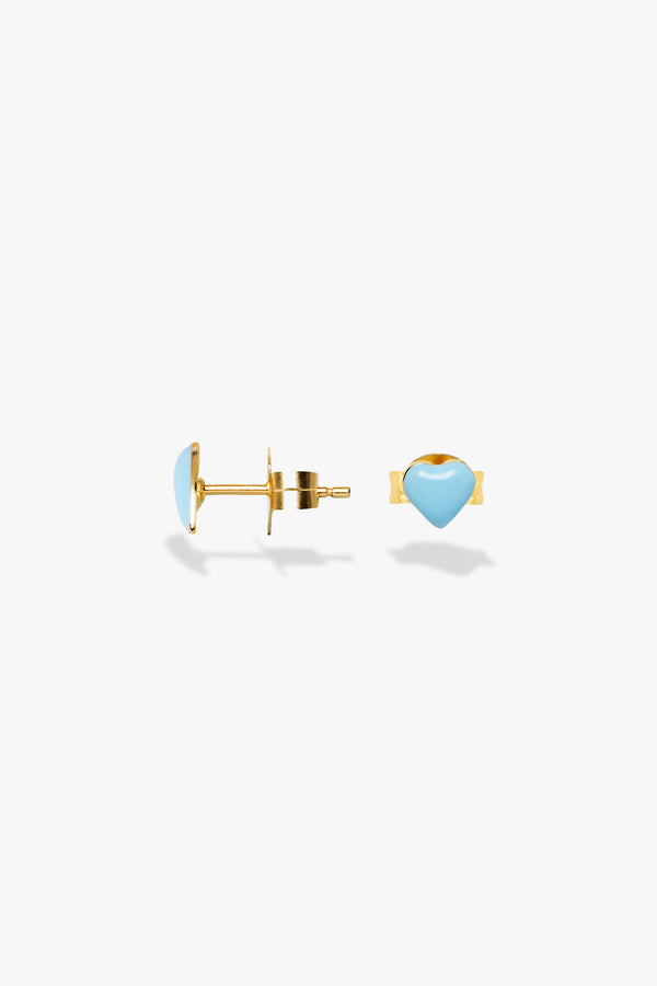 Tiny Heart Stud Earring