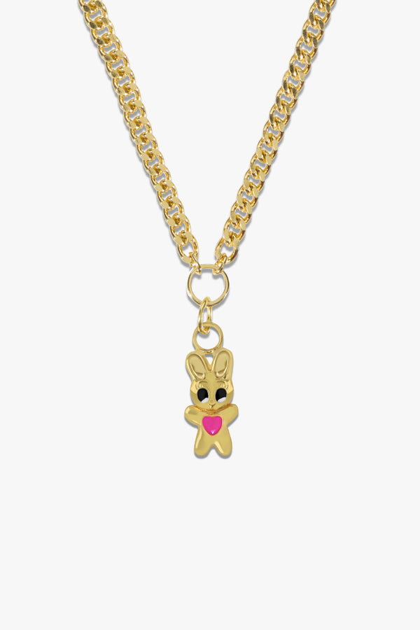 Cool Bunny Curb Necklace