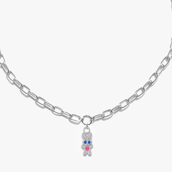 Silver Cool Bunny Necklace