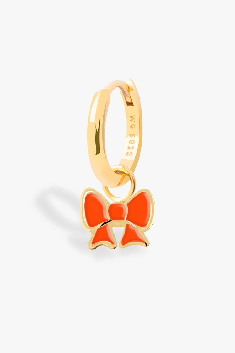 Minnie Bow Hoop Earring