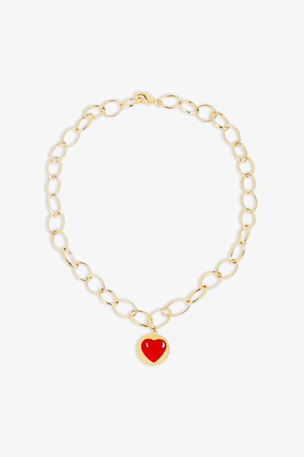 Nada Chain Heart Necklace