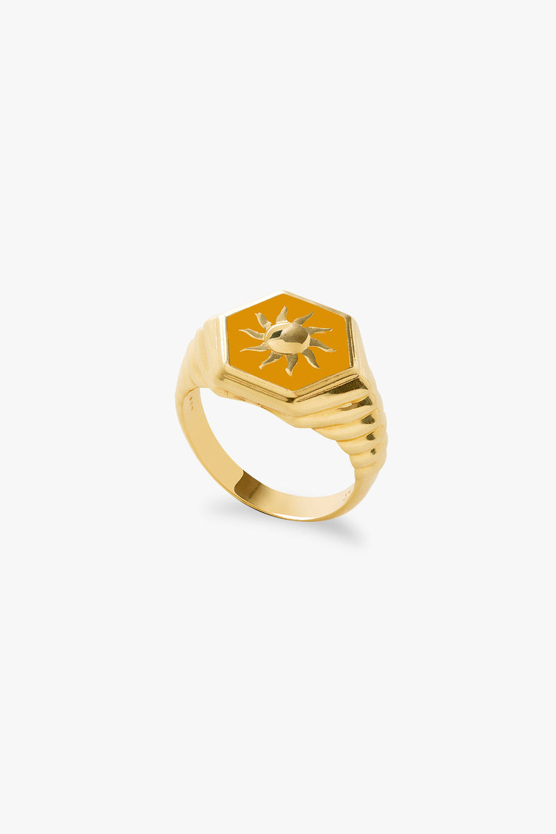 Gold Honey Sunlight Ring