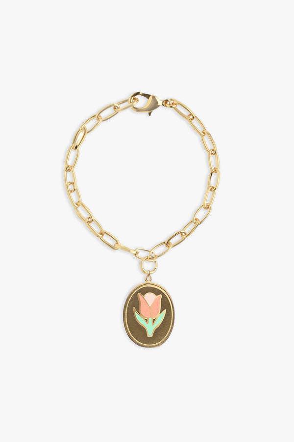 Gold Tulip Bracelet
