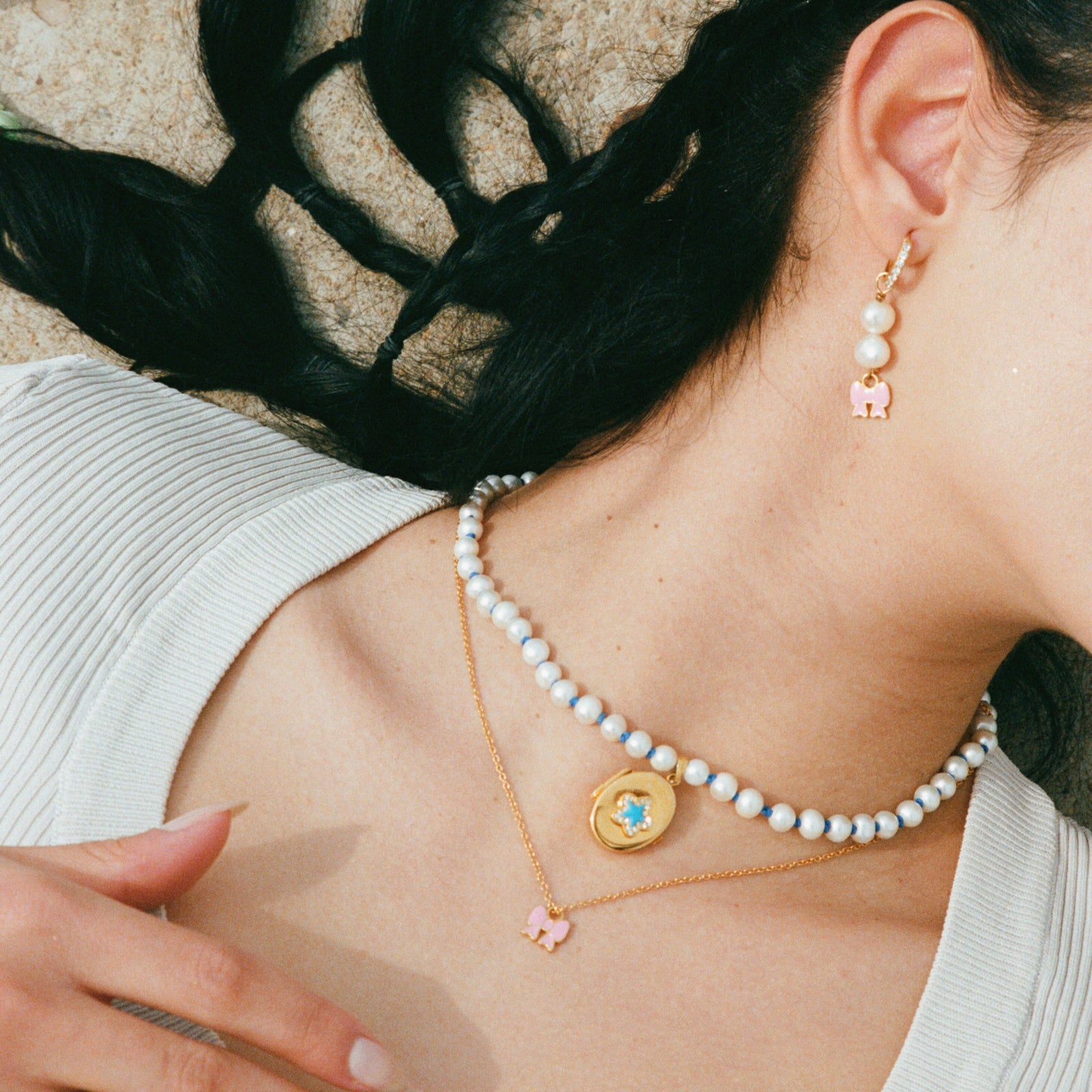 Minnie Petite Bow Necklace – Wilhelmina Garcia Minnie Petite Bow Necklace – Wilhelmina Garcia